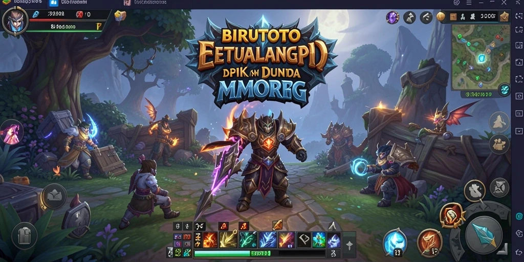 Beragam aksi menantang dalam gameplay BIRUTOTO MMORPG.