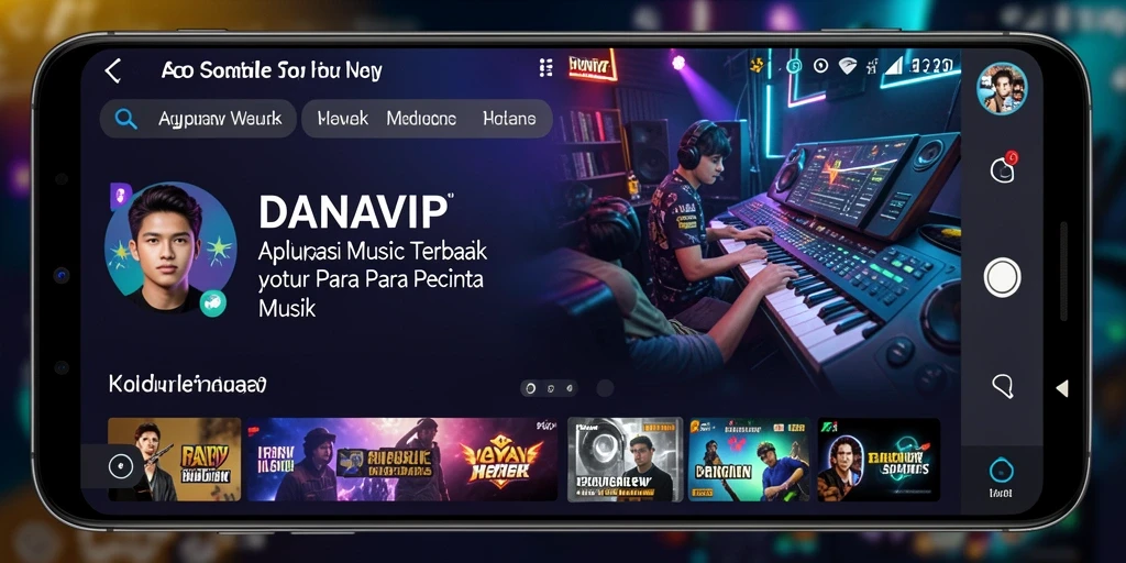 Screenshot gameplay <strong>DANAVIP</strong> menampilkan antarmuka yang menarik dan mudah digunakan.