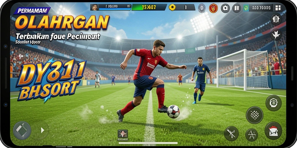 Tampilan gameplay DY01 yang menampilkan aksi olahraga seru.