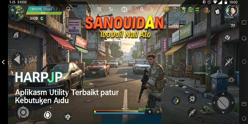 Tampilan antarmuka aplikasi HARAPJP yang intuitif dan user-friendly.