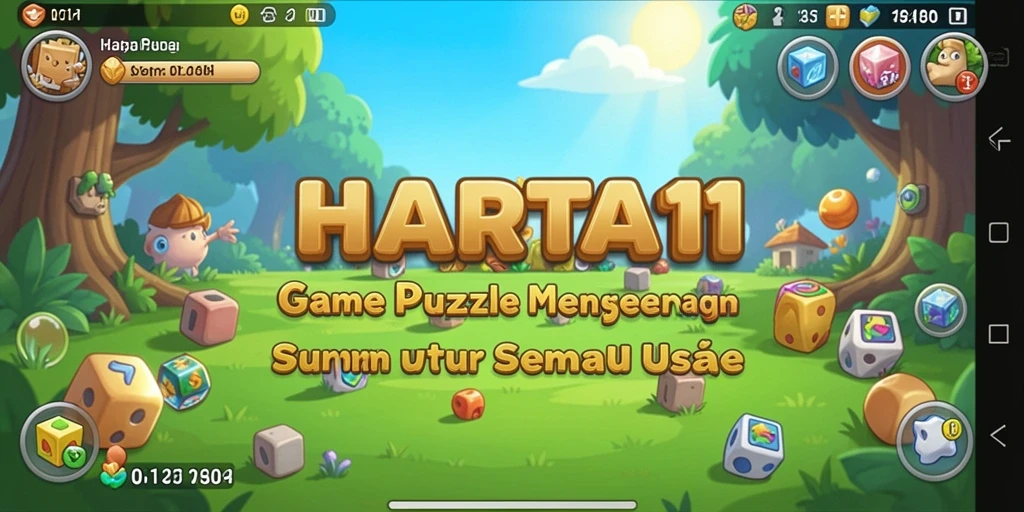 Tampilan gameplay HARTA11 yang menarik dan penuh warna.