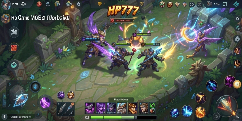 Tampilan gameplay seru dan intens di HP777 yang bikin ketagihan.