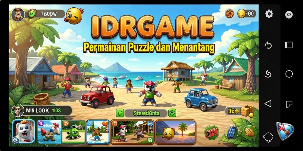 Tampilan gameplay menarik dengan berbagai puzzle yang menantang.