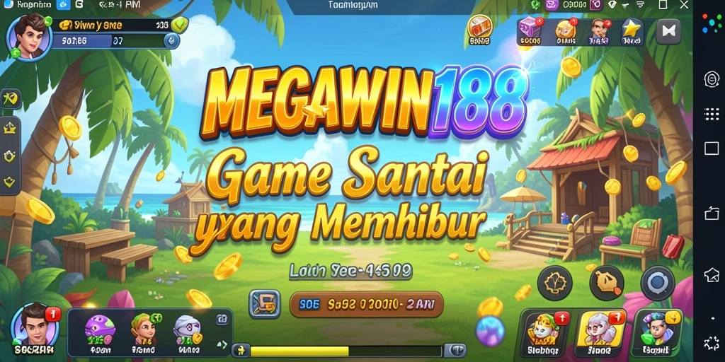 Tampilan gameplay <strong>MEGAWIN188</strong> yang penuh warna dan menarik.