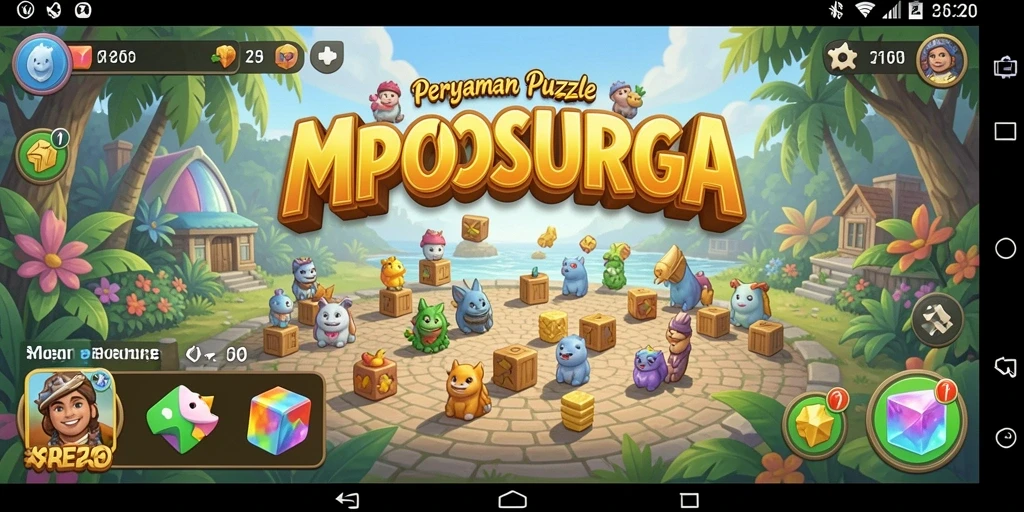 Tangkapan layar utama MPOSURGA menampilkan gameplay yang menarik dan penuh tantangan.