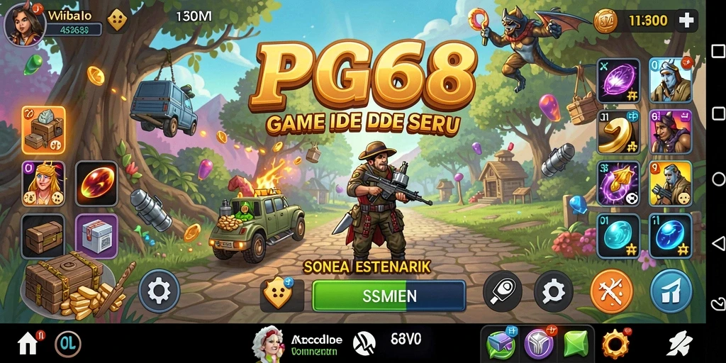 Tampilan gameplay PGG68 yang seru dan menarik di kategori Idle.