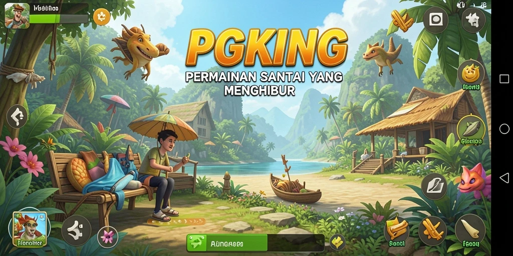 Tampilan gameplay seru dan menantang di PGKING.