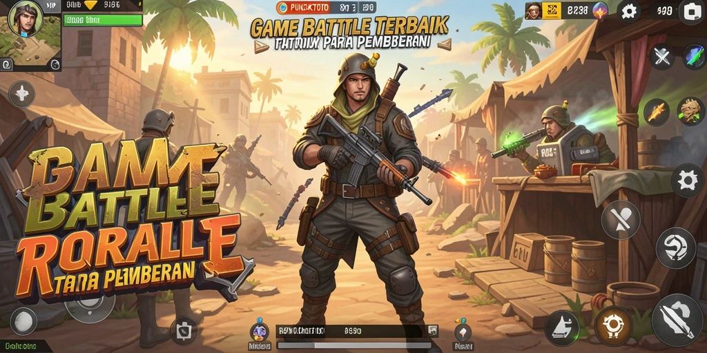 Screenshot gameplay PUNCAKTOTO yang menampilkan pertempuran seru.