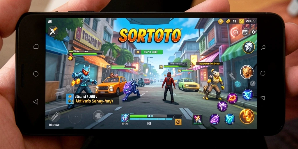 Tampilan antarmuka SORTOTO yang sederhana dan efisien.