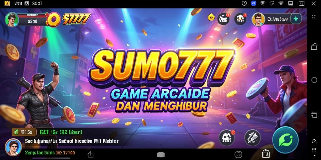 Gameplay SUMO777 yang penuh aksi dan keseruan.