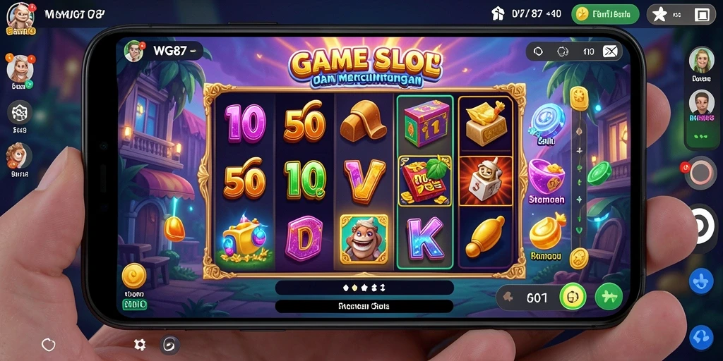 Tampilan gameplay Slot yang menarik dan seru di WG87.