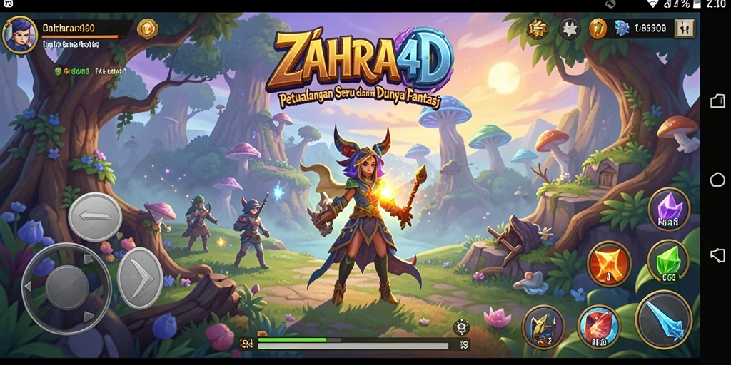 Tampilan gameplay ZAHRA4D yang menarik dan penuh aksi.